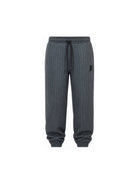 Pantaloni sportivi per bambino John Richmond Kids grigi con design gessato RBA26155PA BLACK JOHN RICHMOND KIDS 