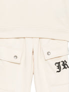Set felpa e pantaloni per bambino John Richmond Kids beige con logo sul davanti RBA26167CF CREAM JOHN RICHMOND KIDS 