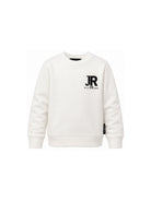 Maglione per bambino John Richmond Kids bianco con ricamo logo RBA26168MA OFF-WHITE JOHN RICHMOND KIDS 