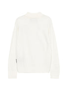 Maglione per bambino John Richmond Kids bianco con dettaglio logo ricamato RBA26170LU OFF-WHITE JOHN RICHMOND KIDS 