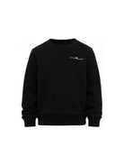 Felpa per bambino John Richmond Junior nera con stampa logo sul davanti RBA26176FE BLACK JOHN RICHMOND KIDS 