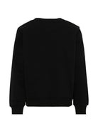 Felpa per bambino John Richmond Junior nera con stampa logo sul davanti RBA26176FE BLACK JOHN RICHMOND KIDS 