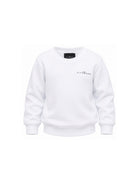 Felpa per bambino John Richmond Junior bianca con stampa logo sul davanti RBA26176FE WHITE JOHN RICHMOND KIDS 