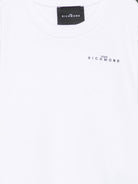 Felpa per bambino John Richmond Junior bianca con stampa logo sul davanti RBA26176FE WHITE JOHN RICHMOND KIDS 