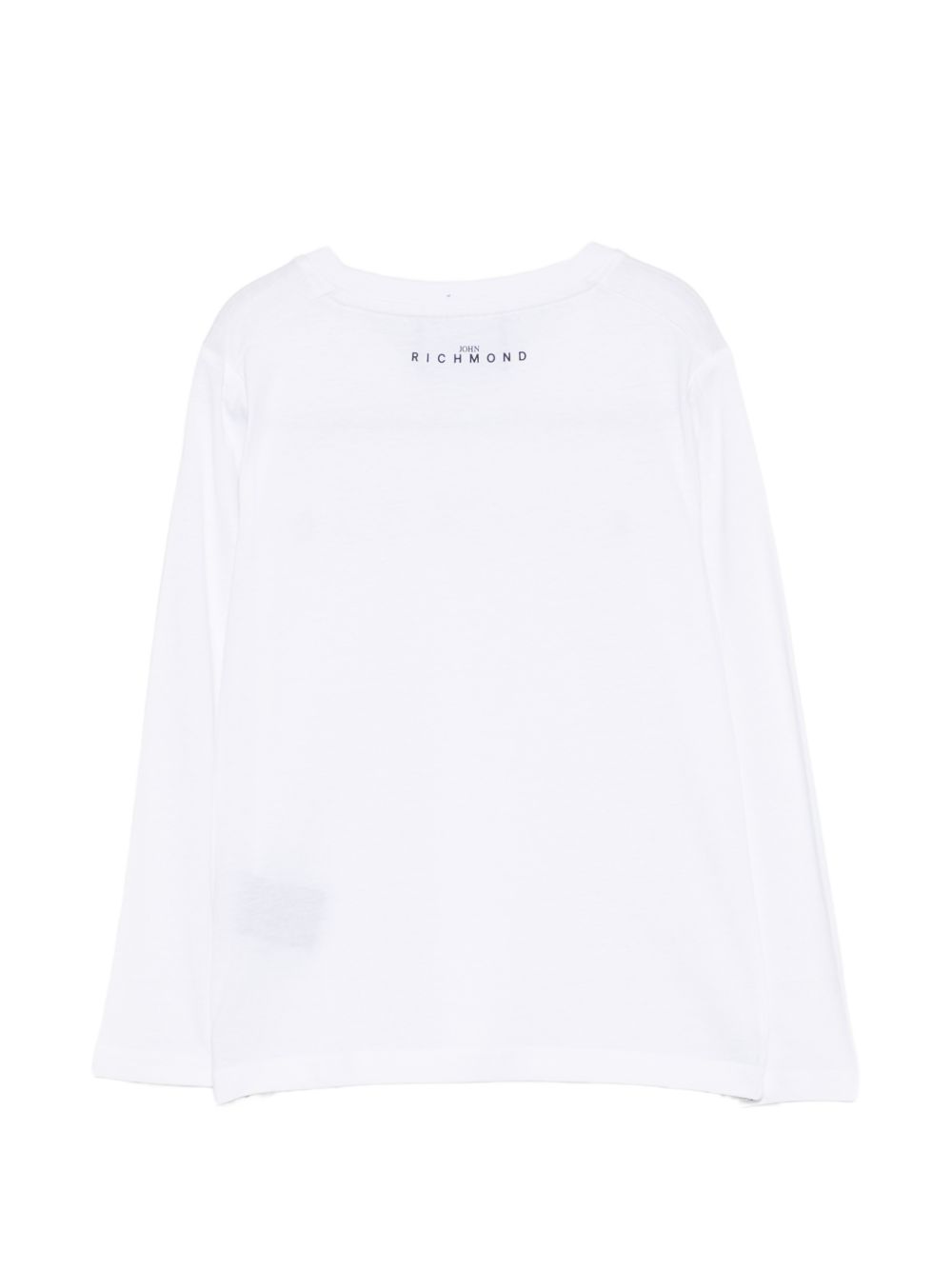 T-shirt per bambina John Richmond Kids bianca con dettaglio logo RGA26004TS WHITE JOHN RICHMOND KIDS 