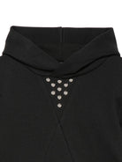 Felpa per bambina John Richmond Kids nera decorata con stud RGA26038FE BLACK JOHN RICHMOND KIDS 