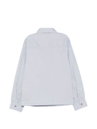 Camicia per bambino John Richmond Kids azzurro con patch logo RGA26078CA SKY JOHN RICHMOND KIDS 