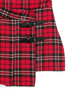 Gonna per bambina John Richmond Kids rossa con motivo a quadri RGA26137GO CHECK RED FANTASY JOHN RICHMOND KIDS 