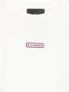 T-shirt per bambina John Richmond Kids bianca con logo sul davanti RGA26143TS OFF-WHITE JOHN RICHMOND KIDS 