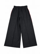 Pantaloni sportivi per bambina John Richmond Kids neri con bottoni applicati sui lati RGA26176PA BLACK JOHN RICHMOND KIDS 