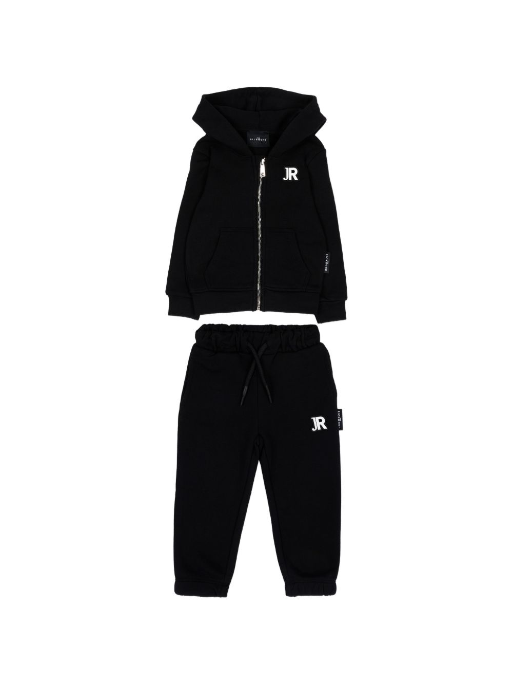Completo per neonato John Richmond Kids nero con applicazione logo RIA26001CF BLACK JOHN RICHMOND KIDS 