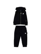 Completo per neonato John Richmond Kids nero con applicazione logo RIA26001CF BLACK JOHN RICHMOND KIDS 