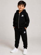 Completo per neonato John Richmond Kids nero con applicazione logo RIA26001CF BLACK JOHN RICHMOND KIDS 