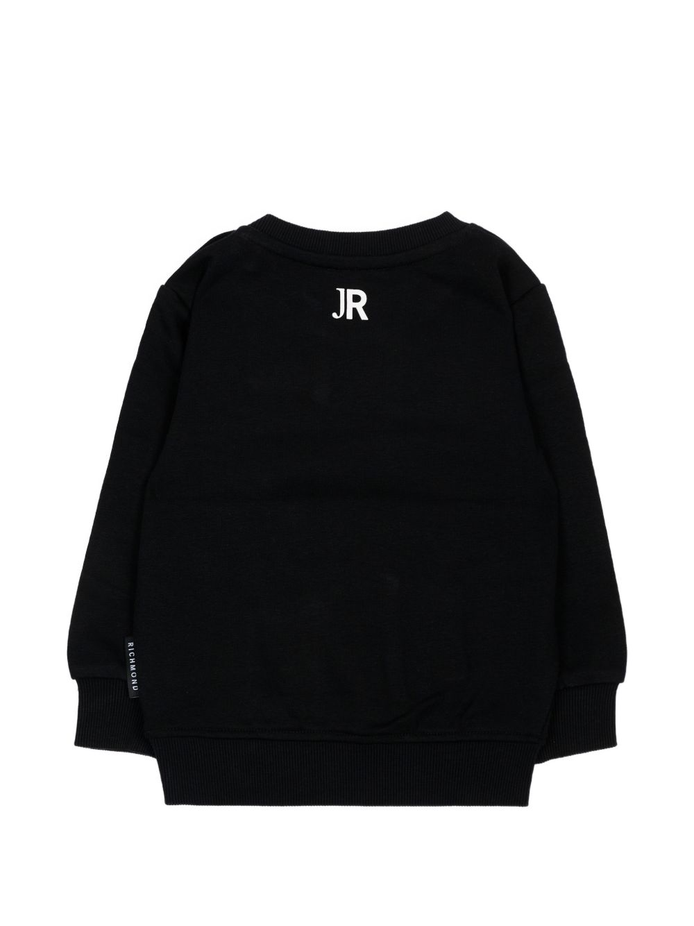 Felpa per neonati John Richmond Kids nero con stampa logo sul davanti RIA26003FE BLACK JOHN RICHMOND KIDS 