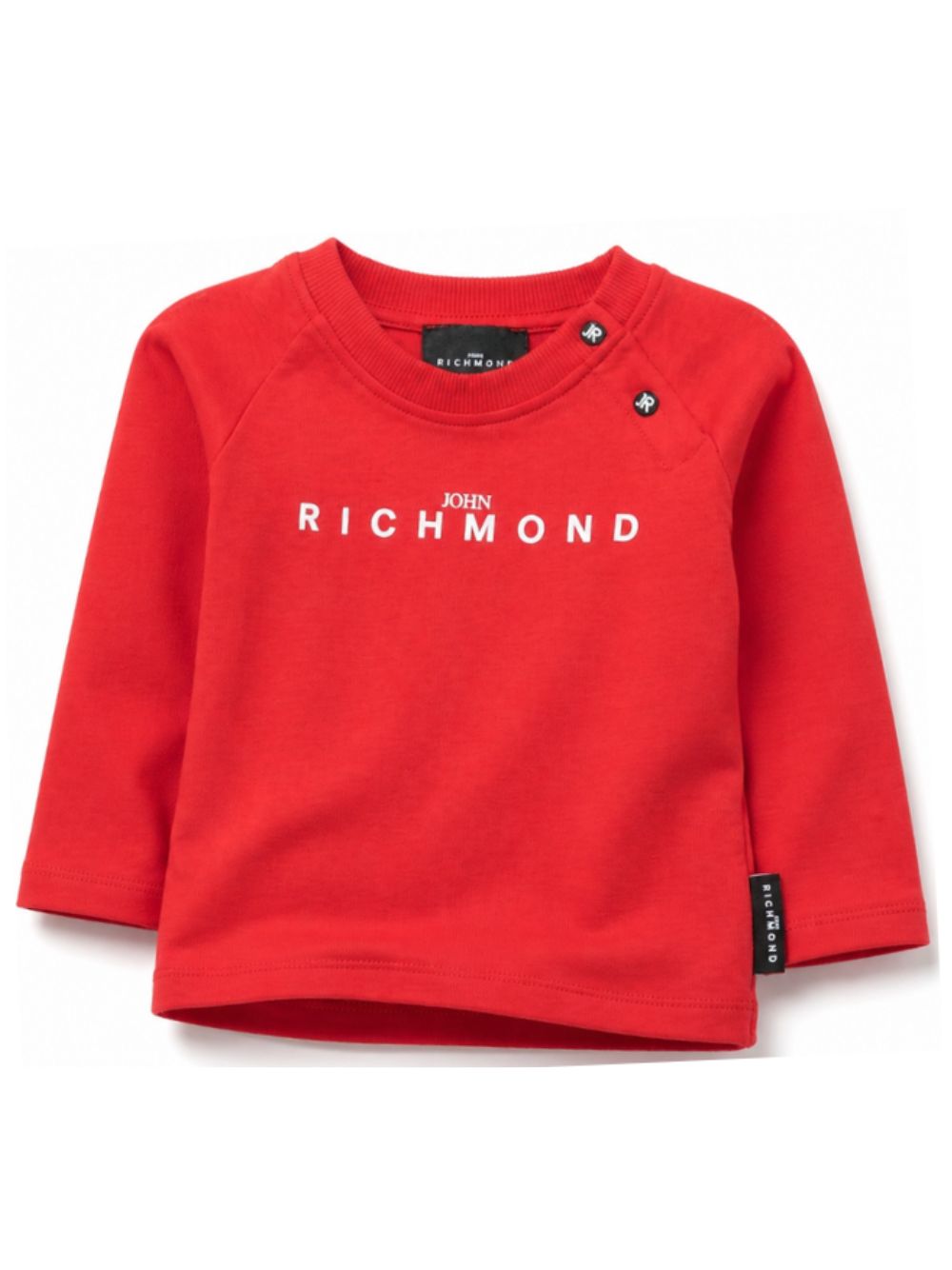 T-shirt per neonato John Richmond Kids rossa con logo sul davanti RIA26006TS RED JOHN RICHMOND KIDS 