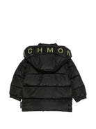 Giubbino per neonato John Richmond Junior nero con stampa logo sul davanti RIA26007PI BLACK JOHN RICHMOND KIDS 
