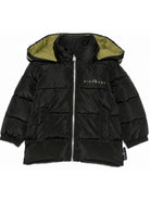 Giubbino per neonato John Richmond Junior nero con stampa logo sul davanti RIA26007PI BLACK JOHN RICHMOND KIDS 
