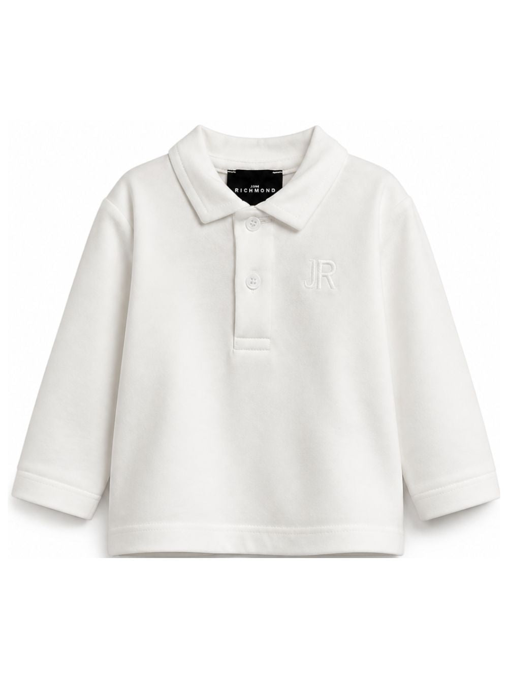Polo per neonato John Richmond Kids bianca opaca a maniche lunghe RIA26042PO OFF-WHITE JOHN RICHMOND KIDS 
