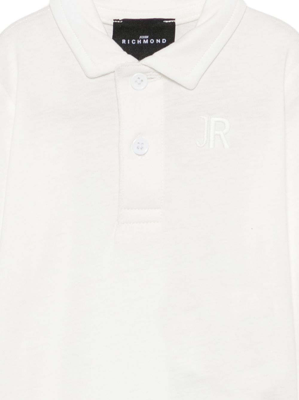 Polo per neonato John Richmond Kids bianca opaca a maniche lunghe RIA26042PO OFF-WHITE JOHN RICHMOND KIDS 