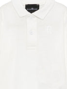 Polo per neonato John Richmond Kids bianca opaca a maniche lunghe RIA26042PO OFF-WHITE JOHN RICHMOND KIDS 