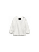 T-shirt per neonati John Richmond Kids bianca con ricamo logo RIA26058TS OFF-WHITE JOHN RICHMOND KIDS 
