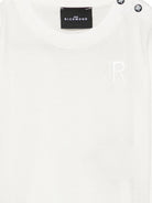 T-shirt per neonati John Richmond Kids bianca con ricamo logo RIA26058TS OFF-WHITE JOHN RICHMOND KIDS 