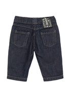 Jeans per neonato John Richmond Kids blu con logo ricamato sul davanti RIA26070JE DENIM BLUE DARK JOHN RICHMOND KIDS 