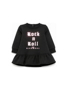Abito per neonata John Richmond Kids nero con dettaglio con volant RIA26100VE BLACK JOHN RICHMOND KIDS 