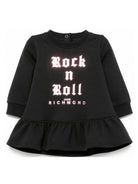 Abito per neonata John Richmond Kids nero con dettaglio con volant RIA26100VE BLACK JOHN RICHMOND KIDS 
