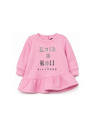 Abito per neonata John Richmond Kids rosa con dettaglio con volant RIA26100VE PINK BEGONIA JOHN RICHMOND KIDS 