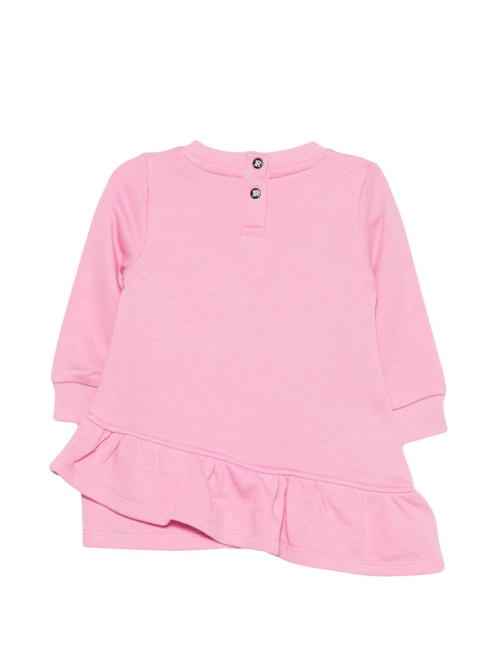 Abito per neonata John Richmond Kids rosa con dettaglio con volant RIA26100VE PINK BEGONIA JOHN RICHMOND KIDS 