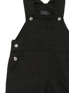 Salopette per neonato John Richmond Kids nera con scollo quadrato RIA26117SA BLACK JOHN RICHMOND KIDS 