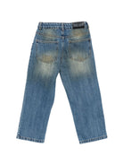 Pantaloni per bambino Roberto Cavalli Kids denim con effetto sporco JBA26025JE DENIM DIRTY EFFECT ROBERTO CAVALLI KIDS 