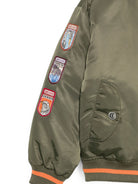 Bomber per bambino Just Cavalli Kids verde con applicazione sulla manica JBA26037GB CYPRESS JUST CAVALLI KIDS 