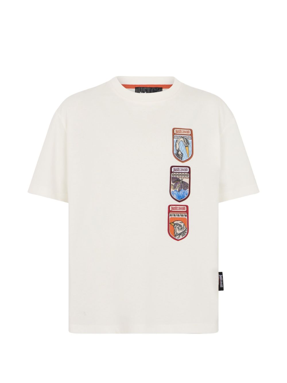 T-shirt per bambino Just Cavalli Kids bianca con applicazioni JBA26042TS MARSHMALLOW JUST CAVALLI KIDS 