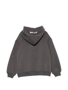 Felpa per bambino Just Cavalli Kids grigia con applicazione JBA26131FE GREY DARK JUST CAVALLI KIDS 