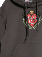 Felpa per bambino Just Cavalli Kids grigia con applicazione JBA26131FE GREY DARK JUST CAVALLI KIDS 