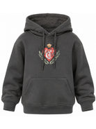 Felpa per bambino Just Cavalli Kids grigia con applicazione JBA26131FE GREY DARK JUST CAVALLI KIDS 