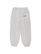 Pantatuta per bambino Just Cavalli Kids grigia con stampa logo JBA26162PA GREY MELANGE JUST CAVALLI KIDS 