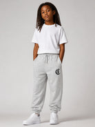 Pantatuta per bambino Just Cavalli Kids grigia con stampa logo JBA26162PA GREY MELANGE JUST CAVALLI KIDS 