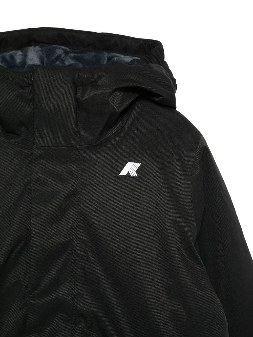 Giubbino P. Jacko Twill Marmotta per bambino K-WAY Kids nero con caratteristica imbottitura PrimaLoft® K1128FW AL8 K-WAY KIDS 