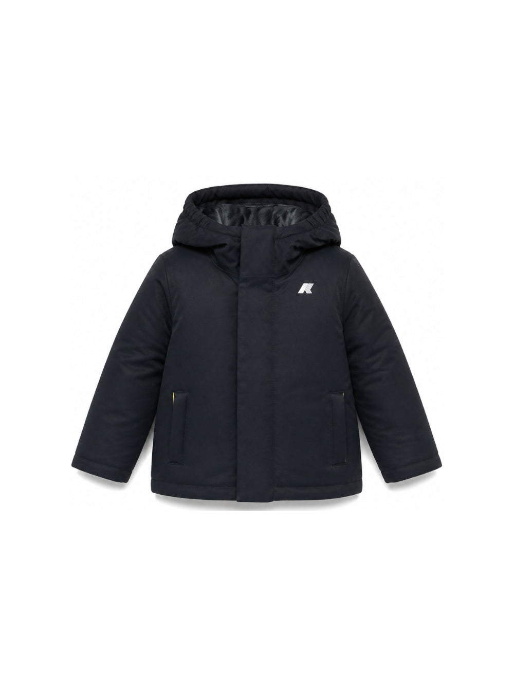 Giubbino P. Jacko Twill Marmotta per bambino K Way Kids blu con logo applicato K1128FW AL9 K-WAY KIDS 