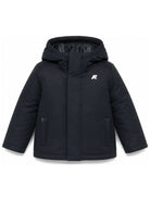 Giubbino P. Jacko Twill Marmotta per bambino K Way Kids blu con logo applicato K1128FW AL9 K-WAY KIDS 