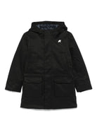 Giubbino P. Jacko Marmotta per bambino K Way Kids nero con due tasche applicate K1128HW AL8 K-WAY KIDS 