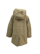 Giubbino P. Jarko Twill Marmotta per bambino K-Way Kids verde con logo in silicone bianco K1128HW DC2 K-WAY KIDS 
