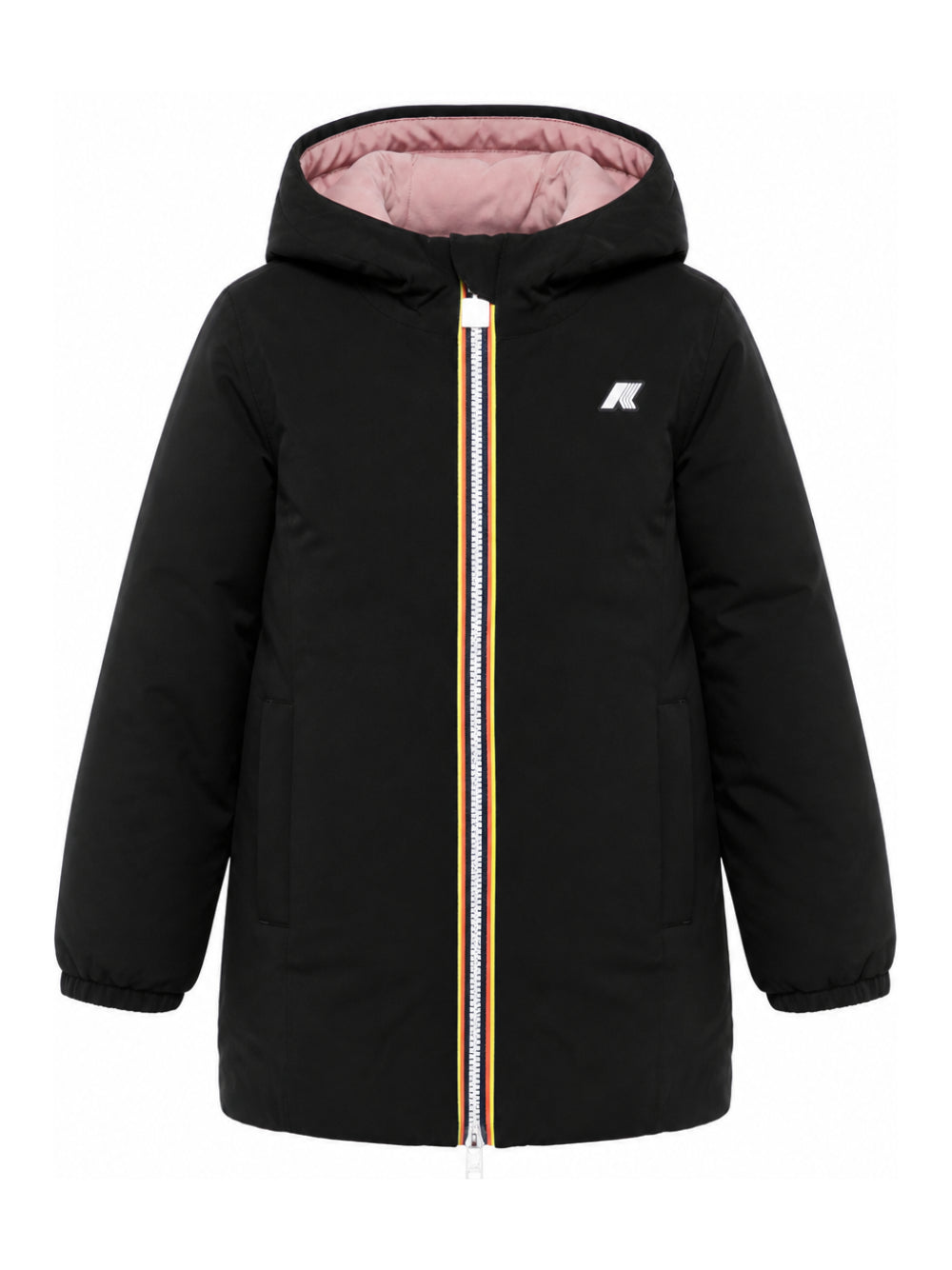 Giubbino per bambino K Way Kids nero con chiusura con zip K11517W DCP K-WAY KIDS 