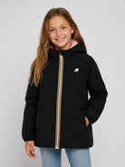 Giubbino per bambino K Way Kids nero con chiusura con zip K11517W DCP K-WAY KIDS 