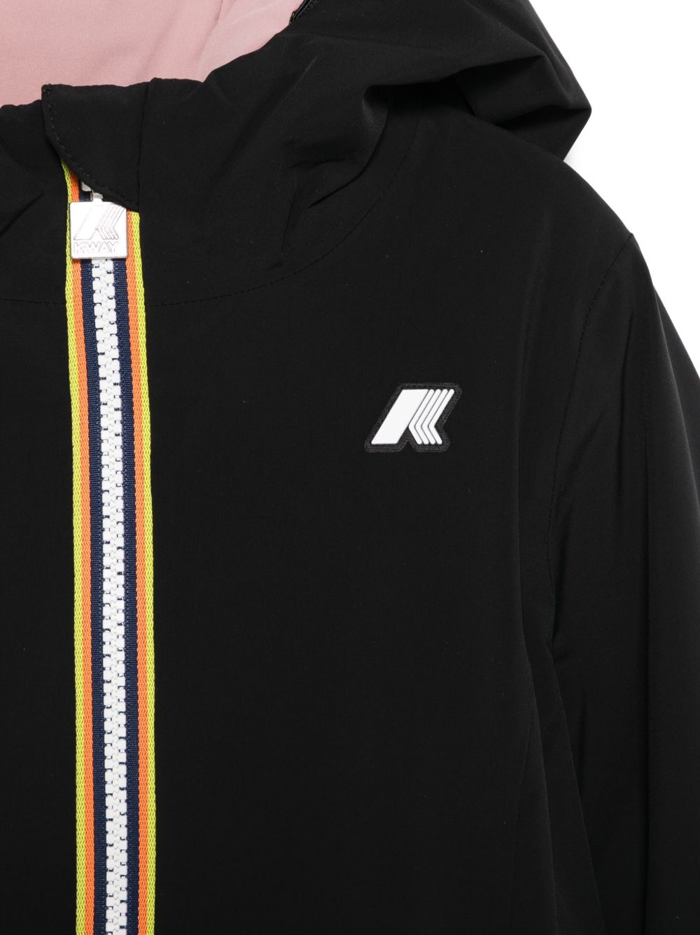 Giubbino per bambino K Way Kids nero con chiusura con zip K11517W DCP K-WAY KIDS 