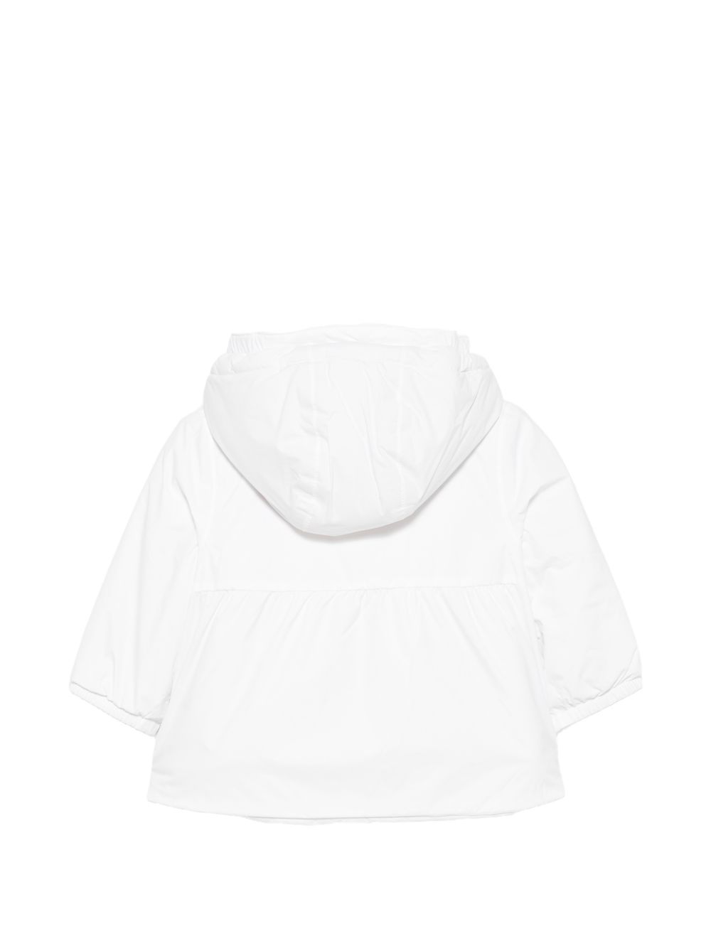 Giacca per neonati K Way Kids bianca con cappuccio e logo K2134VW 490 K-WAY KIDS 