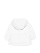 Giacca per neonati K Way Kids bianca con cappuccio e logo K2134VW 490 K-WAY KIDS 
